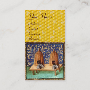 HONIG-BIENE, IMKEREI, IMKER-MONOGRAMM VISITENKARTE