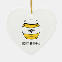 Honig, Biene Keramikornament