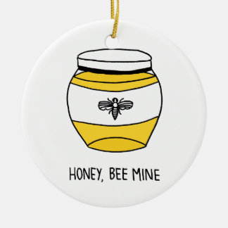 Honig, Biene Keramikornament