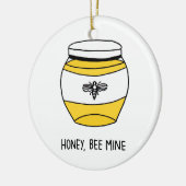 Honig, Biene Keramikornament (Links)