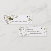 Honig-Biene Mini Visitenkarte (Vorne/Hinten)