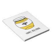 Honig, Biene Notizblock (angewinkelt)