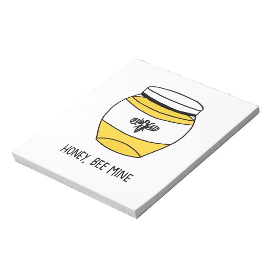 Honig, Biene Notizblock (Rotiert)