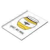 Honig, Biene Notizblock (Linke Seite)