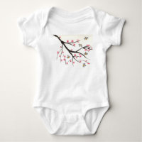 Honig-Biene und Kirschblüten-Baby-Ballettröckchen