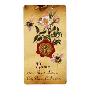 HONIG-BIENE UND WILDE ROSEN, IMKER-ROTES