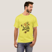 HONIG-BIENE UND WILDE ROSEN, IMKER T-Shirt (Vorne ganz)