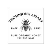 Honig Biene Vintage Gummistempel (Prägung)