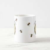 Honig-Bienen-Bauernhof-Imker-Aufkleber Kaffeetasse (Mittel)