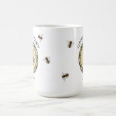 Honig-Bienen-Bauernhof-Imker-Aufkleber Kaffeetasse (Mittel)