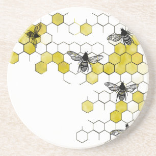 Honig-Bienen-Bienenwaben-Untersetzer Untersetzer