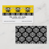 Honig-Bienen-Gewohnheit Visitenkarte (Vorne/Hinten)