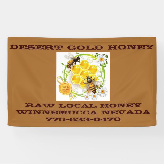Honig-Bienen-Honig-Verkäufer-ImkerApiarist Banner (Horizontal)