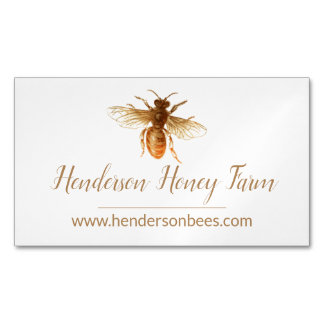 Honig-Bienen-magnetische Visitenkarte Magnetische Visitenkarte
