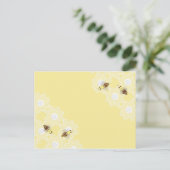 Honig-Bienen-Postkarte Postkarte (Stehend Vorderseite)