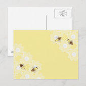 Honig-Bienen-Postkarte Postkarte (Vorne/Hinten)