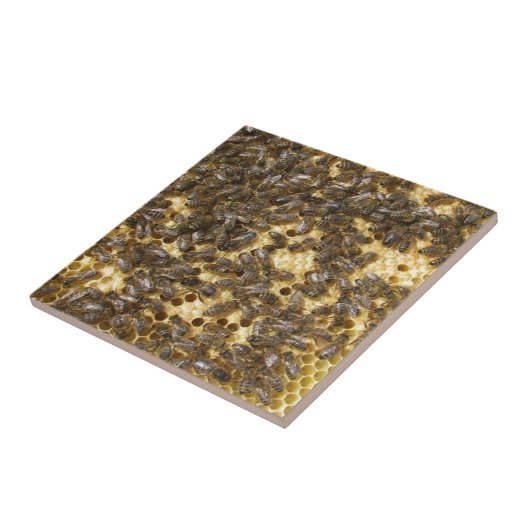 Honig-Bienen überall Fliese (Seite)