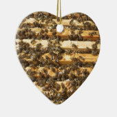 Honig-Bienen überall Keramik Ornament (Rechts)