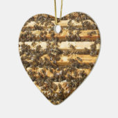 Honig-Bienen überall Keramik Ornament (Links)