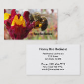 Honig-Bienen-Visitenkarte Visitenkarte (Vorne/Hinten)