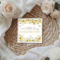 Honig Bienenstock und Sonnenblume Baby Shower Serv