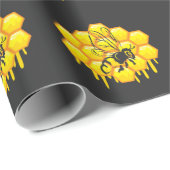 Honig Bienenstöcke aus Comb Bike Apiarist Biene Lo Geschenkpapier (Rolleneckpunkt)