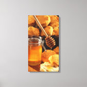 Honig & Biscuits Canvas Print Leinwanddruck (Vorderseite)