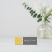 Honig-Blumen-Kaleidoskop Mini Visitenkarte (Stehend Vorderseite)