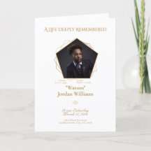 Honig-Braun Text Weißer Hintergrund Bifold-Program