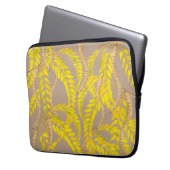 Honig-Büste auf einem Laptop-Sieb Laptopschutzhülle (Vorderseite Links)