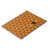 Honig Comb und Biene Notizblock (Linke Seite)