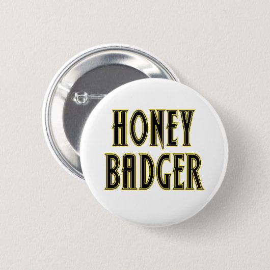 Honig-Dachs Button (Vorne & Hinten)