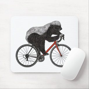 Honig-Dachs-Fahrrad-Badass Mousepad