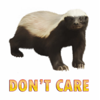 Honig-Dachs-Foto-Skulptur Freistehende Fotoskulptur