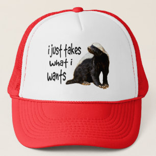 Honig-Dachs - I nimmt gerade, was I will Truckerkappe