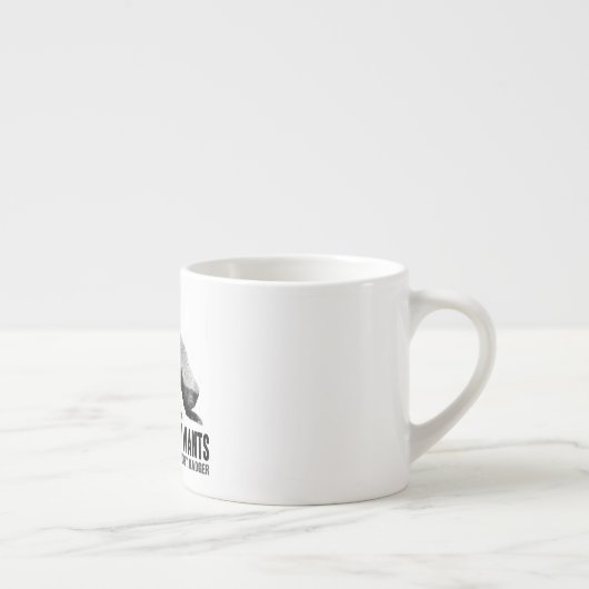 Honig-Dachs - I nimmt, was I will Espressotasse (Rechts)