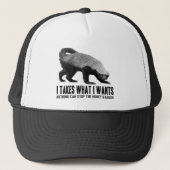 Honig-Dachs - I nimmt, was I will Truckerkappe (Vorderseite)