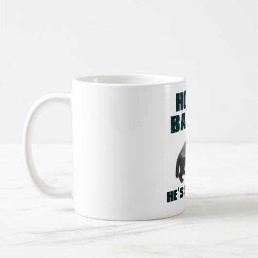 Honig-Dachs ist er so eklig Kaffeetasse (Links)