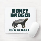 Honig-Dachs ist er so eklig Mousepad (Mit Mouse)