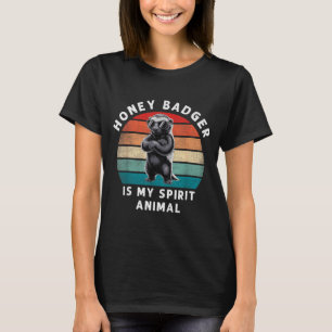 Honig-Dachs Ist Mein Srit-Tier Lustig Vintage-Wild T-Shirt
