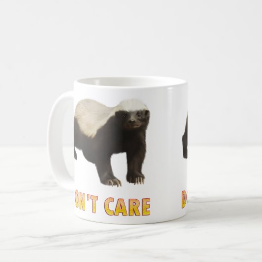 Honig-Dachs Kaffeetasse (Vorderseite Links)