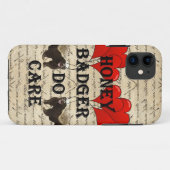 Honig-Dachs kümmert sich Case-Mate iPhone Hülle (Rückseite (Horizontal))