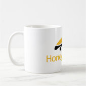 Honig-Dachs-Logo Kaffeetasse (Links)