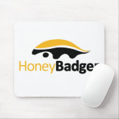 Honig-Dachs-Logo Mousepad (Mit Mouse)