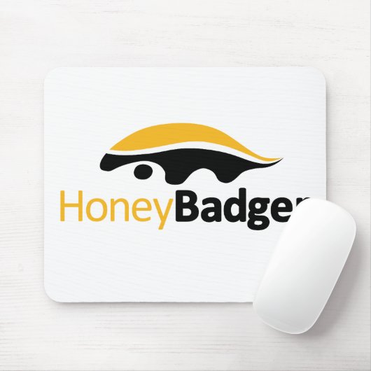 Honig-Dachs-Logo Mousepad (Mit Mouse)