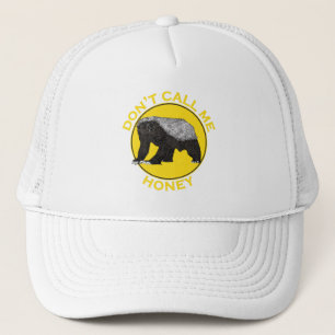 Honig-Dachs Lustiger Slogan Nenn mich nicht Gelb P Truckerkappe
