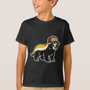 Honig-Dachs Mir Doch Egal LKW-Fahrer Lustige Tierk T-Shirt