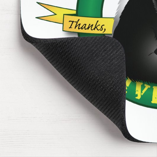 Honig-Dachs Mousepad (Ecke)