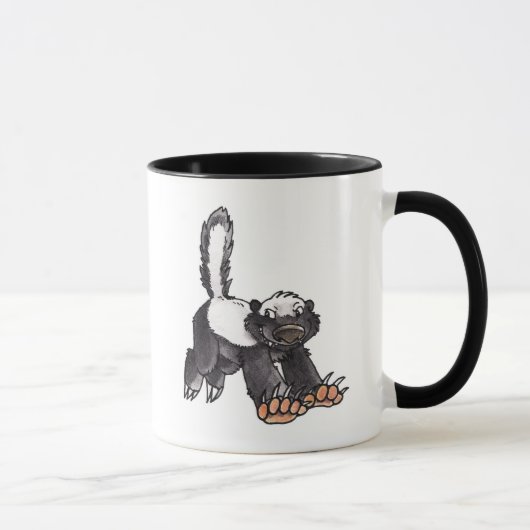 Honig-Dachs Tasse (Rechts)