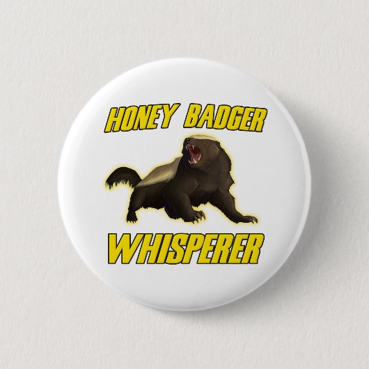 Honig-DachsWhisperer Button (Vorderseite)